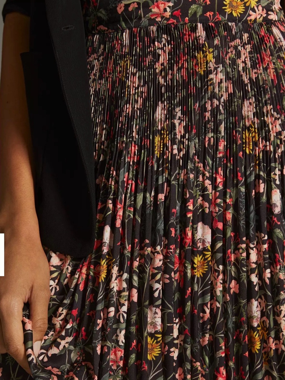 NWT Scotch & Soda $158 FLORAL Printed Midi-Length Skirt XS - Picture 14 of 14